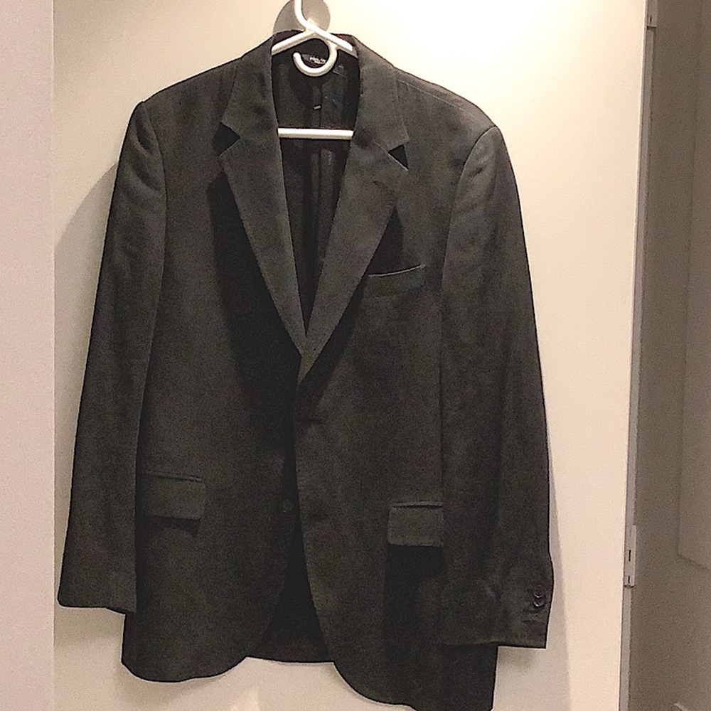 Men’s Dolce and Gabbana dark blue/grey linen sport jacket